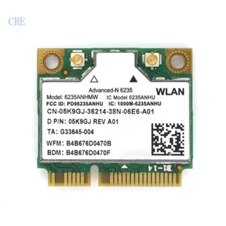 Cre 6235 อะแดปเตอร์การ์ด Wifi บลูทูธไร้สาย PCI-E ขนาดเล็ก 6235AN