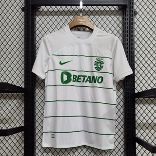 เสื้อกีฬาแขนสั้น ลายทีมชาติฟุตบอล Lisbon Away Jersey 23-24 ไซซ์ S - XXL แห้งเร็ว สําหรับผู้ชาย