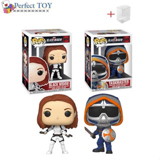 ฟิกเกอร์ PS Funko Pop Marvel Black Widow ของเล่นสําหรับเด็ก