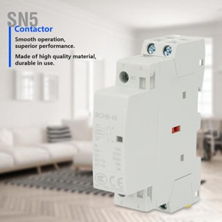 SN5 2P 16A 220V/230V 2NO 50/60HZ Din Rail คอนแทค AC ในครัวเรือน