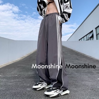 Moon  กางเกงขายาว คาร์โก้ กางเกง เชือกอเมริกันคลาสิค Cargo pants 2023 NEW High quality ทันสมัย พิเศษ Beautiful A23L0GR 36Z230909