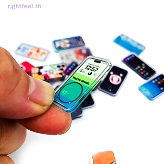 Rightfeel.th โมเดลโทรศัพท์มือถือจําลอง ขนาดมินิ สําหรับตกแต่งบ้านตุ๊กตา 1/12