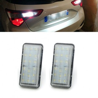 ไฟ Led ติดป้ายทะเบียนรถยนต์ 3528 SMD 6000K สีขาว 2 ชิ้น