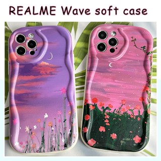 FOR REALME C55 5 5S 5i 6i 7i 6 C11 C12 C17 C20 C25 PRO moon Wave Case