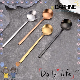 Daphne ช้อนกาแฟ ช้อนกลม ขนาดเล็ก สีพื้น สไตล์นอร์ดิก ช้อนขนมหวาน