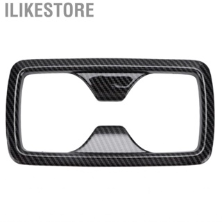 Ilikestore Cup Holder Trim  Water Panel Cover Perfect Fit Sturdy ABS Carbon Fiber Style Replacement for RAV4 2019‑2021 Car Interior