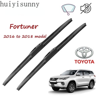 Hys TOYOTA Fortuner ชุดใบปัดน้ําฝน ด้านหน้า ไฮบริด 16and22 นิ้ว สําหรับหน้าต่างรถยนต์ 2015 ถึง 2018 ปี