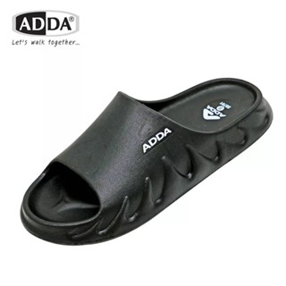 Adda 58701 M1แตะสวมหัวโต พื้นสูงสีพื้น ใส่ได้ ชาย-หญิง ไซส์ 7-10 พร้อมส่ง