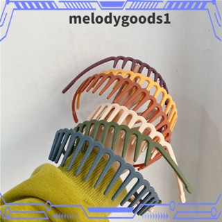 MELODYGOODS1 ที่คาดผม แบบคลื่น พร้อมฟัน สําหรับล้างหน้า