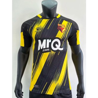 เสื้อกีฬาแขนสั้น ลายทีมชาติฟุตบอล Watford 2324 คุณภาพสูง