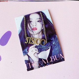 Dwayne สร้อยคอ สร้อยข้อมือ สเตนเลส จี้ตัวอักษร JENNIE ROSE BLACKPINK สไตล์ฮิปฮอป สําหรับผู้หญิง