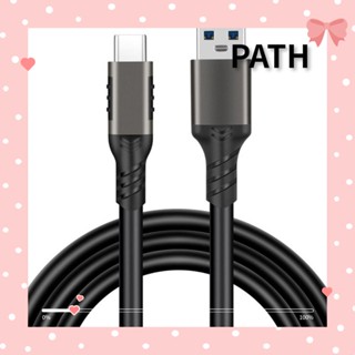 PATH สายชาร์จเร็ว Type-C 10Gbps Gen2 3A PD 60W QC 3.0 สําหรับแล็ปท็อป