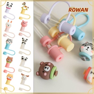 Rowans จุกปิดหลอดซิลิโคน กันฝุ่น ใช้ซ้ําได้ สําหรับห้องครัว