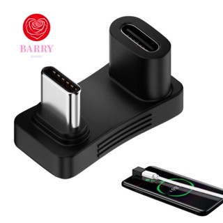 Barry 2 In 1 อะแดปเตอร์ชาร์จ USB C Type-C 10Gbps ตัวเมีย เป็นตัวผู้ ชาร์จเร็ว สําหรับแล็ปท็อป แท็บเล็ต