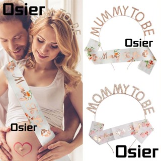 Osier1 MOM To Be Sash, pink Mommy To Be,Ex ชุดเข็มกลัด สายสะพาย สําหรับเด็กผู้หญิง