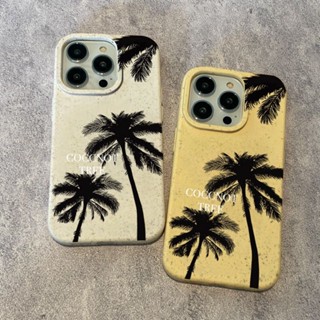 เคสโทรศัพท์มือถือ ลายเสือ มะพร้าว ซีเรียล เป็นมิตรกับสิ่งแวดล้อม สําหรับ iPhone13 14promax ip11 8plus