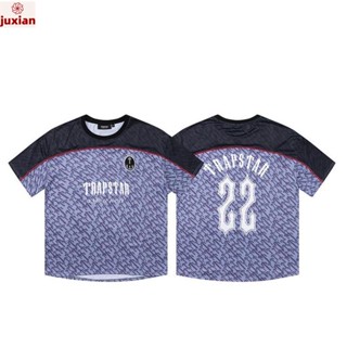 พร้อมส่ง เสื้อยืดแขนสั้น ลายทีมชาติฟุตบอล Trapstar Monogram ไล่โทนสี