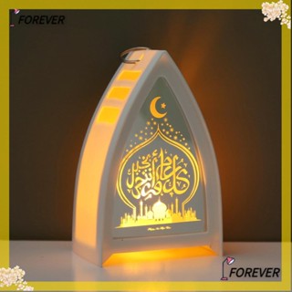 FOREVER โคมไฟ LED สไตล์มุสลิม Ramadan 2023 Kareem Eid Mubarak สําหรับตกแต่ง