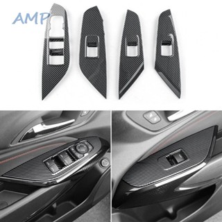 ⚡BABYCITY-TH⚡Carbon Fiber Black Glass Lift Switch Panel Cover Trim For Chevrolet For Trax⚡NEW 7