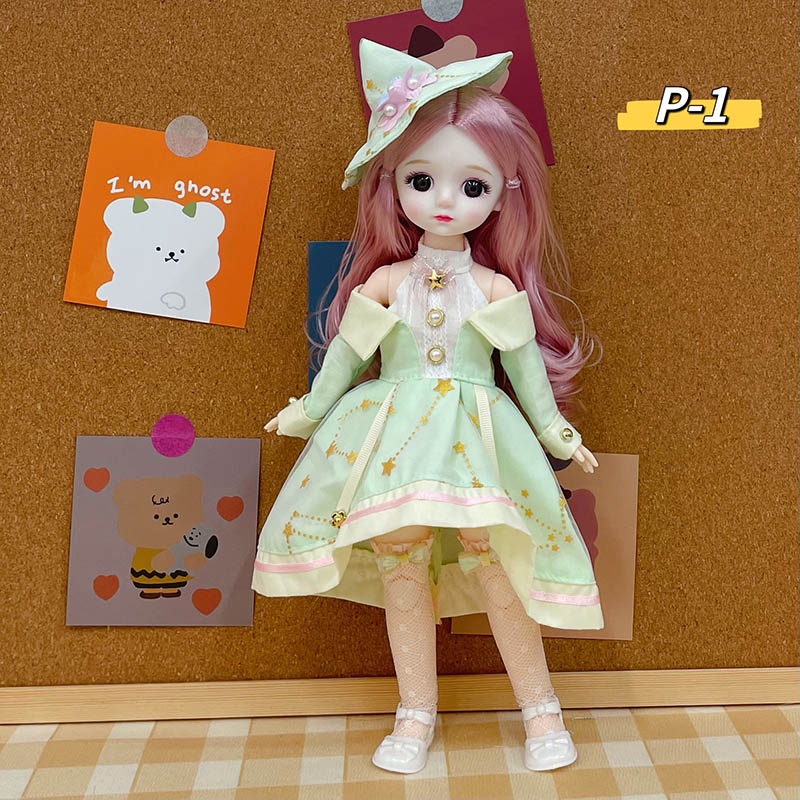ตุ๊กตา Bjd ข้อต่อ ความสูง 28 ซม. 1/6 พร้อมผ้า อุปกรณ์เสริม สําหรับแต่งตัวตุ๊กตา