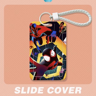 เคสพลาสติก กันน้ํา ลาย Spider-Man Gwen Across the Universe สําหรับใส่บัตรอาหาร บัตรประจําตัวประชาชน