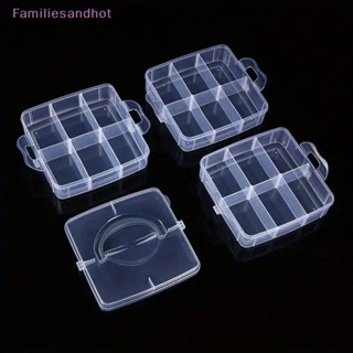 Familiesandhot&gt; กล่องเก็บเครื่องประดับ แบบใส ความจุขนาดใหญ่ กล่องเก็บเครื่องประดับ แหวน สร้อยคอ ต่างหู กล่องเก็บเครื่องประดับ กล่องเก็บอย่างดี