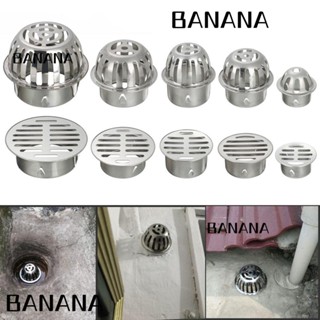 Banana1 ฝาครอบท่อระบายน้ํา สเตนเลส ทรงกลม สําหรับหลังคารถยนต์