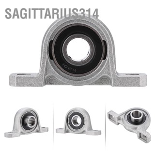 Sagittarius314 KP001 ตลับลูกปืนบล็อกหมอน 12 มม. หน้าแปลน Bore Auto Self Adjust Center Mounted Support