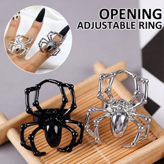 New Tricky Alloy Spider Ring Personality Exaggerated Opening Adjustable Ring