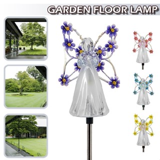 New Solar Angel Light for Lawn Garden Cemetery Decoration Light Stake Lights