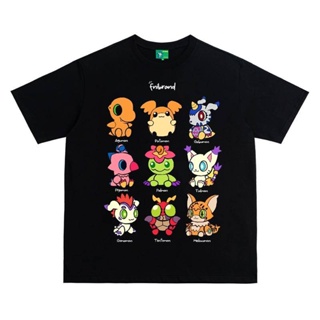 ใหม่ เสื้อยืดแขนสั้น พิมพ์ลาย Digimon ครบรอบ 20 ปี 2023