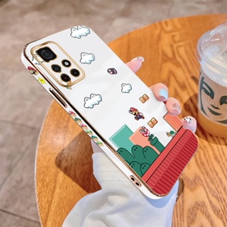 เคสโทรศัพท์มือถือ TPU นิ่ม กันกระแทก ปิดด้านหลัง ลายเกมมาริโอ้ หรูหรา สําหรับ Xiaomi Poco M3 M4 Pro 4G 5G M5 M5S