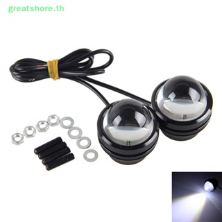 Greatshore โคมไฟตัดหมอก LED DRL กันน้ํา สําหรับติดรถยนต์