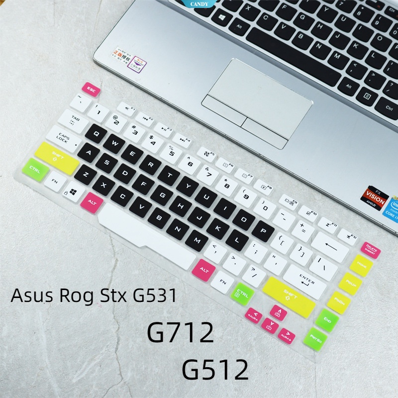 แผ่นป้องกันคีย์บอร์ด ขนาด 15.6 นิ้ว สําหรับ Asus Rog Stx G531 15 G531G G531U G531Gd G531Gt G531Gw S7D S5D