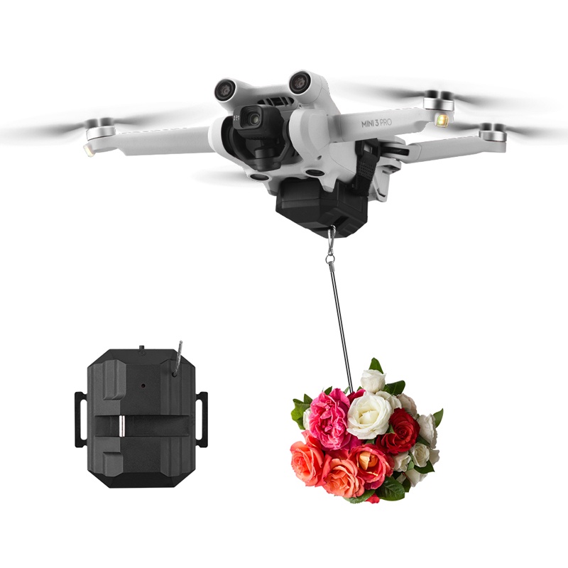 Thrower Airdropper การจัดส่งสําหรับ DJI Mavic 3/Mini 3 Pro/MINI3/Mavic Air 2/Air 2S,FIMI X8SE โหลด 750g อุปกรณ์เสริม