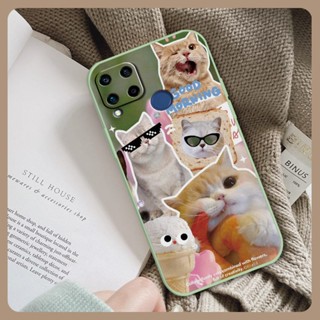 cute Skin-friendly feel Phone Case For OPPO Realme C15 soft shell Solid color protective case Lens bump protection