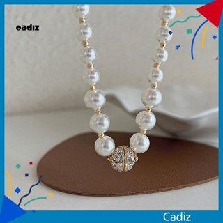 Cadi สร้อยคอโซ่ ประดับไข่มุก สไตล์ฝรั่งเศสวินเทจ หรูหรา สําหรับผู้หญิง ทุกโอกาส