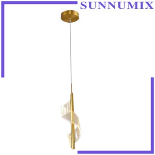 [Sunnimix] โคมไฟระย้า LED แบบเกลียว สําหรับแขวนเพดาน ห้องนอน ห้องนั่งเล่น ห้องโถง ร้านอาหาร ห้องรับประทานอาหาร
