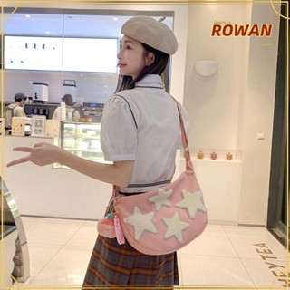 Rowans กระเป๋าสะพายข้าง ผ้าไนล่อน ลายดาวห้าแฉก สไตล์เกาหลี สําหรับผู้หญิง