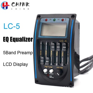 Chink LC-5 อีควอไลเซอร์ หน้าจอ LCD สําหรับกีตาร์อะคูสติก