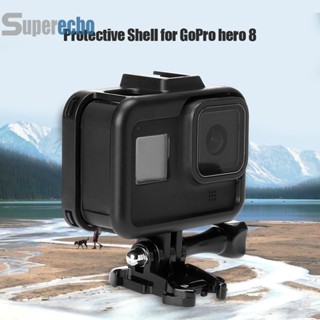 เคสพลาสติก ป้องกันกล้อง อุปกรณ์เสริม สําหรับ Gopro Hero 8 [superecho.th]