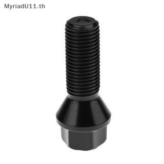 Myriadu สลักเกลียวล้อรถยนต์ 1 ชิ้น 36136890324 สกรูน็อตล้อรถยนต์ สําหรับ F25 X3 E70 X5 F20 M14x1.25 M14x1.5 M12x1.5