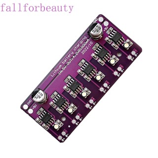 Fallforbeauty บอร์ดโมดูลชาร์จ PCB 6 ทาง ไม่มีการป้องกัน สําหรับแบตเตอรี่ลิเธียม 18650