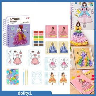 [Dolity1] หนังสือธีมศิลปะ สําหรับเด็กผู้หญิง เหมาะกับการพกพาเดินทาง