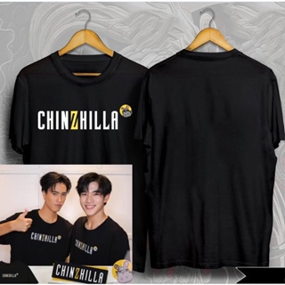 เสื้อยืดแขนสั้นคอกลมเสื้อยืด พิมพ์ลาย Chinzhilla my School S-5XLCotton 100%  [S-5XL]