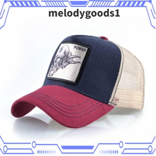 Melodygoods1 หมวกเบสบอล ผ้าฝ้าย ระบายอากาศ สไตล์ฮิปฮอป 8 สี