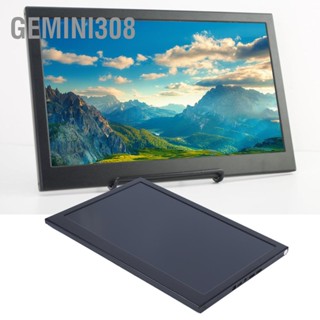 Gemini308 หน้าจอมอนิเตอร์ IPS ขนาด 13.3 นิ้วแบบพกพาในตัวอินเตอร์เฟสมินิ HDMI เสียง US Plug 100-240V