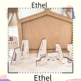 Ethel1 จิ๊กซอว์ไม้ รูปปั้นพระเยซู สําหรับตกแต่งบ้าน ของขวัญวันเกิด