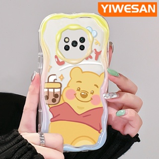 เคสโทรศัพท์มือถือแบบนิ่ม ใส กันกระแทก ลายการ์ตูนหมี สีมาการอง สําหรับ Xiaomi Poco X3 NFC Poco X3 Pro Poco X3 GT Poco X4 NFC X4 GT M3 F4