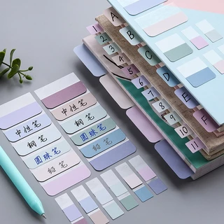 อินเด็กซ์ (Index) ที่คั้นหนังสือ กันน้ำ มี 6 สีต่อ 1 แบบ มีหลายขนาด กระดาษโน๊ต พร้อมแถบกาว (Sticky Notes)
